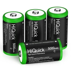 4x Rechargeable C Batteries 5000 mAh High Energy Ready2Use C Size Battery Cell - Picture 1 of 9