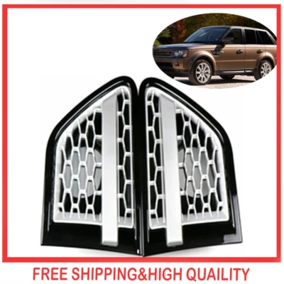 2Pcs Side Vent Fender Grill Mesh Fit for Land Rover Range Rover Sport 2014-2021 Foto 1 de 3