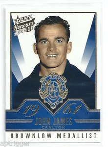 2014 Select Honours Brownlow Gallery (BG20) John JAMES Carlton - Picture 1 of 1