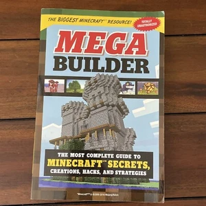 Minecraft Mega Builder by Triumph Book Secrets, Creations, Hacks, Strategy Guide - Picture 1 of 8