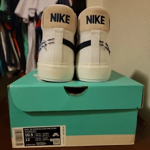 Nike SB Blazer Mid Edge Hack Pack White CI3833-100 SIZE 11 - Picture 1 of 5
