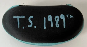 Taylor Swift 1989 World Tour Merch Sunglasses Case Black Blue Zippered Case Only - Picture 1 of 5