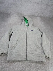 Patagonia Jacket Boys Medium Insulated Better Sweater Hoody Gray - Picture 1 of 7