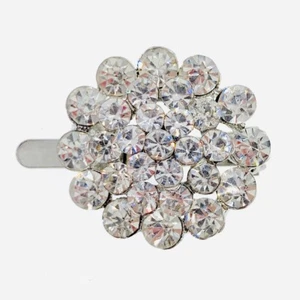 Magnet Haarspange Haarnadel Strass Kristall Haarspange Elegant Silber Braut #6 - Bild 1 von 7