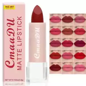 Lápiz labial mate suave maquillaje larga duración hidratante regordete cobertura lápices labiales - Imagen 1 de 21