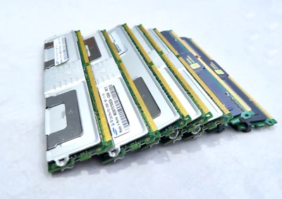 14GB (7 x 2GB) Samsung Kingston PC2-5300F Matched Pairs Server Memory - Image 1 of 4