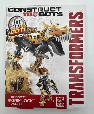 Transformers Construct Bots Dinobots Grimlock Hasbro 2013 Build Your Bot - Image 1 of 4