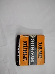 DDR-Reisespiel-Dame-Schach-Mühle-Plaste-VEB elektro Haushaltsgeräte Dresden - Bild 1 von 5