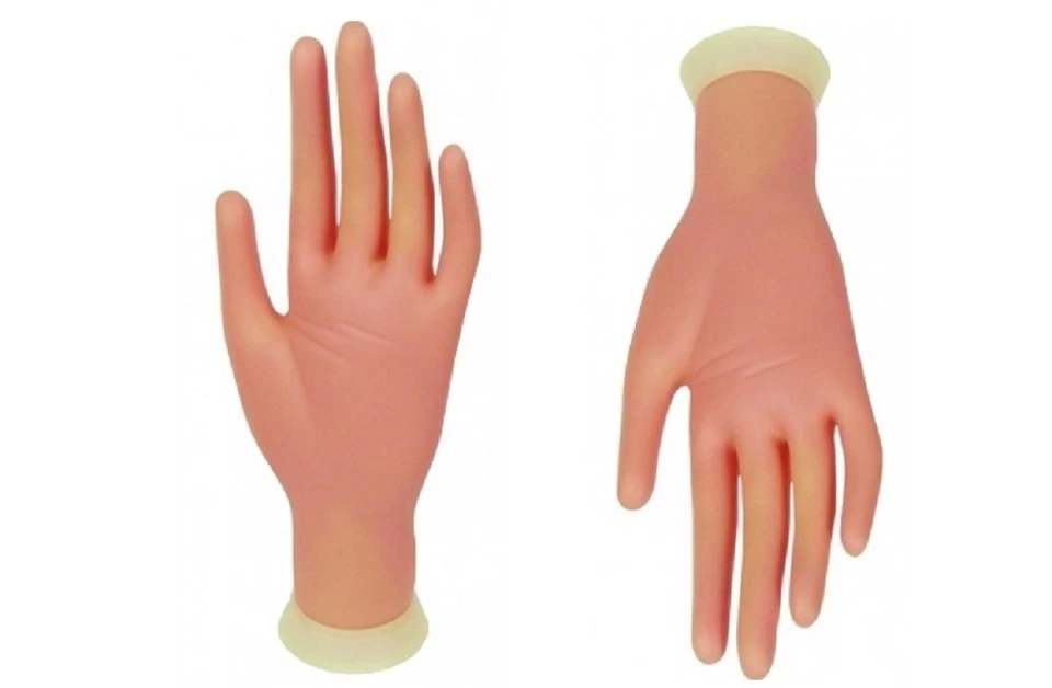 MANO FINTA PER PRATICA RICOSTRUZIONE UNGHIE NAIL ART E GEL ESTETICA ESTETISTA - Immagine 1 di 1