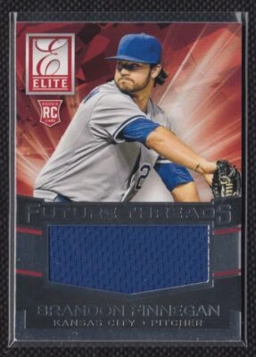 2015 Panini Elite Future Threads Brandon Finnegan Blue Jersey Kansas City Royals - Image 1 of 2