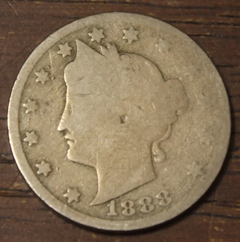 1888 Liberty Nickel Good.....................Lot 180 Cover