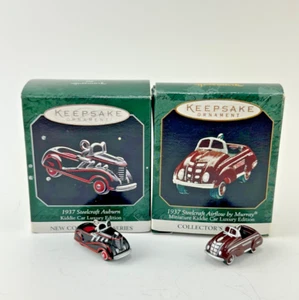 2 Hallmark Ornamente - Mini Kiddie Car Luxury Edition - Murray Auburn & Airflow - Bild 1 von 9