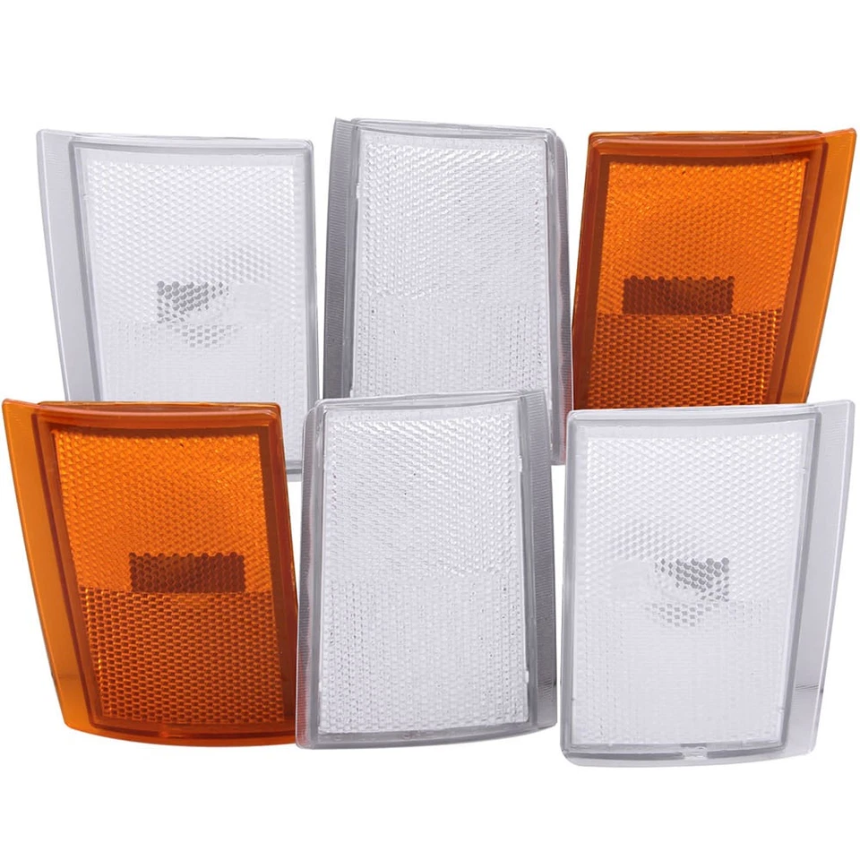 透明镜头角灯组件适用于 1988 - 1993 雪佛兰 Blazer [铬] — 第 1/2 张图片