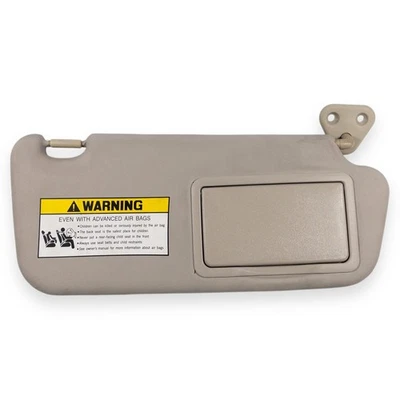 2001-2006 Hyundai Elantra Passenger Right Side Sun Visor Tan Vinyl - Image 1 of 4