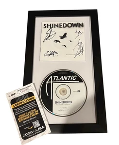 SHINEDOWN SOUND OF MADNESS SIGNED CD JSA COA DISPLAY FRAMED autograph - Picture 1 of 1