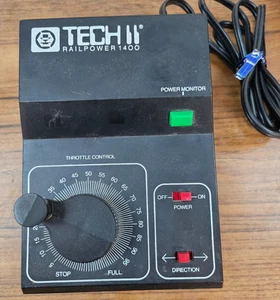 MRC Tech II Railpower 1400 DC Transformer / Controller WORKING FREE SHIPPING - Picture 1 of 3