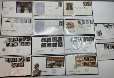 British Royalty Royal Mail First Day Cover Stamps -26 Different Covers 1980-2014 - Image 1 of 4