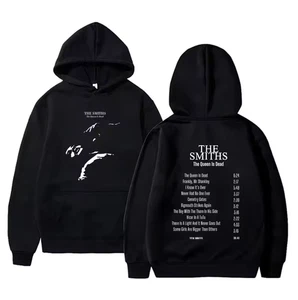 The Smiths Hoodie The Queen Is Dead Graphic Rock Band Unisex Pullover Sweatshirt - Picture 1 of 4