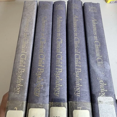 Bulk Lot Advances In Child Clinical Psychology X5 Lahey Kuzdin Vol. 2,8,12,7,10 - Image 1 of 4