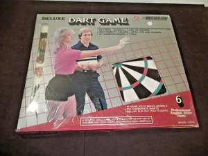 Vintage Regent 51878 Deluxe 18” Dart Board Darts Baseball Back NOS Sealed - Picture 1 of 3
