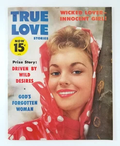 True Love Stories Magazine April 1956 Driven By Wild Desires Wicked Lover - Imagen 1 de 12