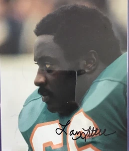 LARRY LITTLE Signed MIAMI DOLPHINS 8x10 PHOTO with COA - Picture 1 of 4