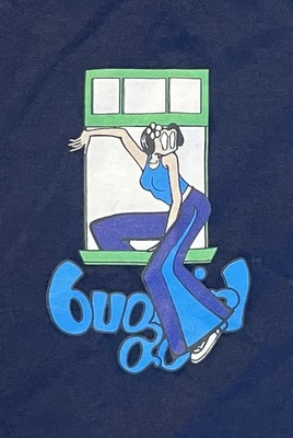 New Deadstock Vtg 90s 2000s BUG GIRL Rave Skater Y2K Anime T Shirt XXS 10 12 - Image 1 of 4