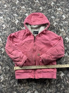 Early 2000’s kids pink Carhartt jacket size M - Picture 1 of 3