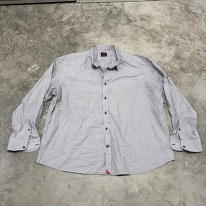 UNTUCKit Hemd Herren 3XL groß grau rubikanisch WF faltenfrei Button Down Kleid - Bild 1 von 6