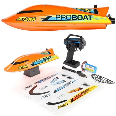 Pro Boat PRB08031V2T1 Jet Jam V2 12" Self-Righting Pool Racer Brushed RTR Boat - Image 1 of 4