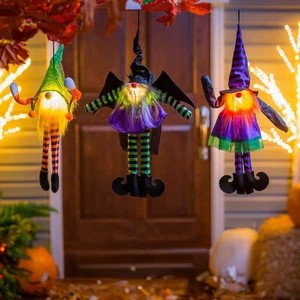 Gnomo de Halloween iluminado, 3 surtidos - Imagen 1 de 7