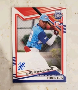 2023 Elite Extra Edition Anibal Beltre Dominican Prospect League Auto RC  - Picture 1 of 2