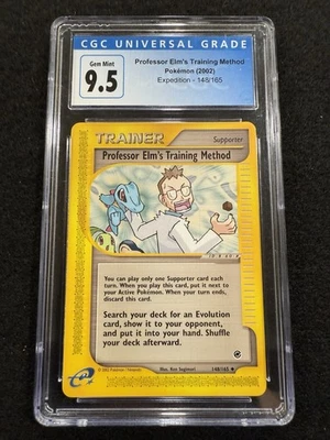 Pokemon Professor Elm's Training Method 148/165 from Expedition CGC 9.5 (now 10) - Image 1 of 2