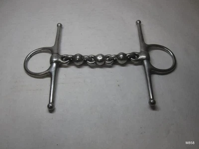 Broca de caballo Waterford Full Cheek Fulmer de acero inoxidable 6-1/2" de alto x 5" interior Foto 1 de 3