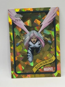 2025 Topps Chrome Marvel Sapphire #61 Songbird Gold /50 - Picture 1 of 2