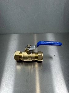 (1 Stück) Eastman Kompression Schwerlast Vollanschluss Kugelhahn Messing 1/2 Zoll 20096LF - Bild 1 von 4
