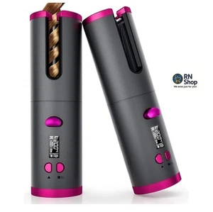 Auto Hair Curler Kabellos Tragbar Wiederaufladbar LCD - Schneller Lockenstab für Frauen - Bild 1 von 11