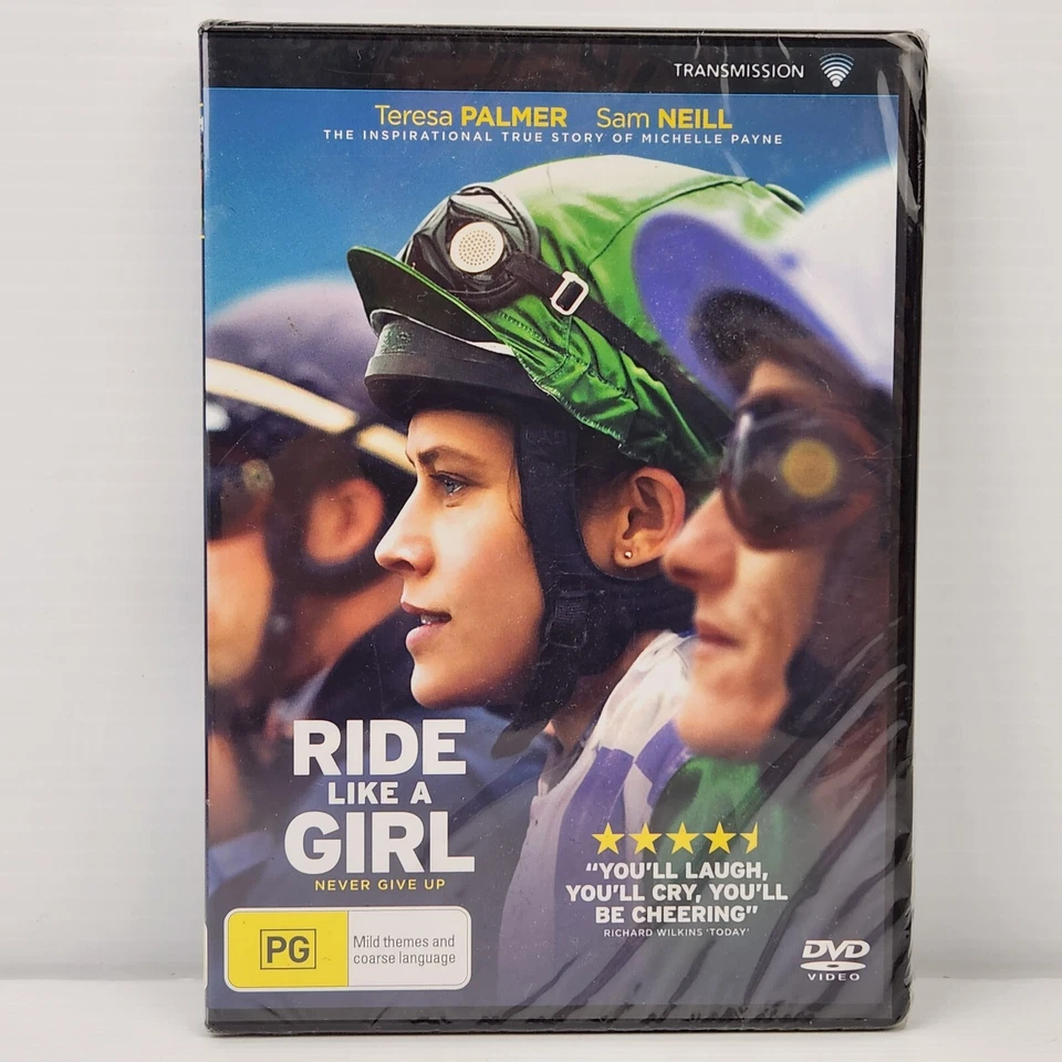 Ride Like a Girl DVD Movie 2019 Teresa Palmer Sam Neill Melbourne Cup Drama R 4 - image 1 of 2