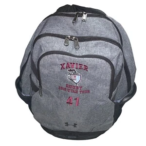 Under Armour Storm School Laptop Team Backpack Gray Black Shoe Pocket - Picture 1 of 18