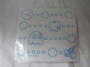 Loot Crate Pac-Man PacMan 8-bit decal blue & white, ghost, fruit - Picture 1 of 4