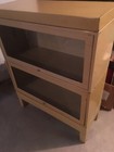 Detroit Arsenal Mid Century Modern Industrial Glass And Metal Barrister Bookcase