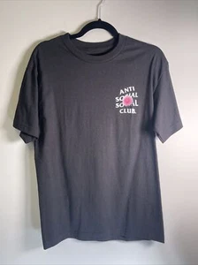 Anti Social Social Club Black Tee Sz L - Picture 1 of 2