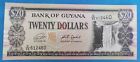 Guyana 20 Dollars, Banknote (1989-92). Unc