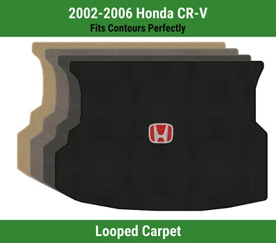 Alfombra de carga Lloyd Classic Loop para Honda CR-V '02-06 con Honda H rojo sobre negro Foto 1 de 4