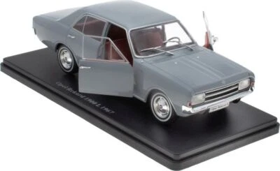 Opel Rekord 1900 L - 1967 - Grey - 1/24th scale Model Car - New - Image 1 of 3