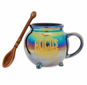 Disney's-Halloween Sanderson Schwestern-Hokuspokus Tasse und Löffel Set-Neu mit Etikett-NEU - Bild 1 von 1