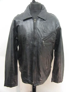 GIACCA MOTO AUTOSTRADA VINTAGE CHEVIGNON PELLE TAGLIA XXL - Foto 1 di 18