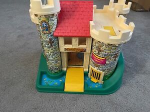 Vintage Fisher Price Little People Play Family Castle, 1974.