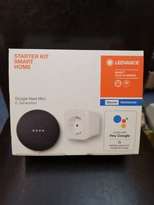 Google Nest Mini 2. Generation - Starter Kit Ledvance Smart Home Steckdose
