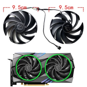 Cooling Fan PLD10020B12H Replacement for MSI RTX4060 4060ti GAMING Graphics Card - Photo 1/16